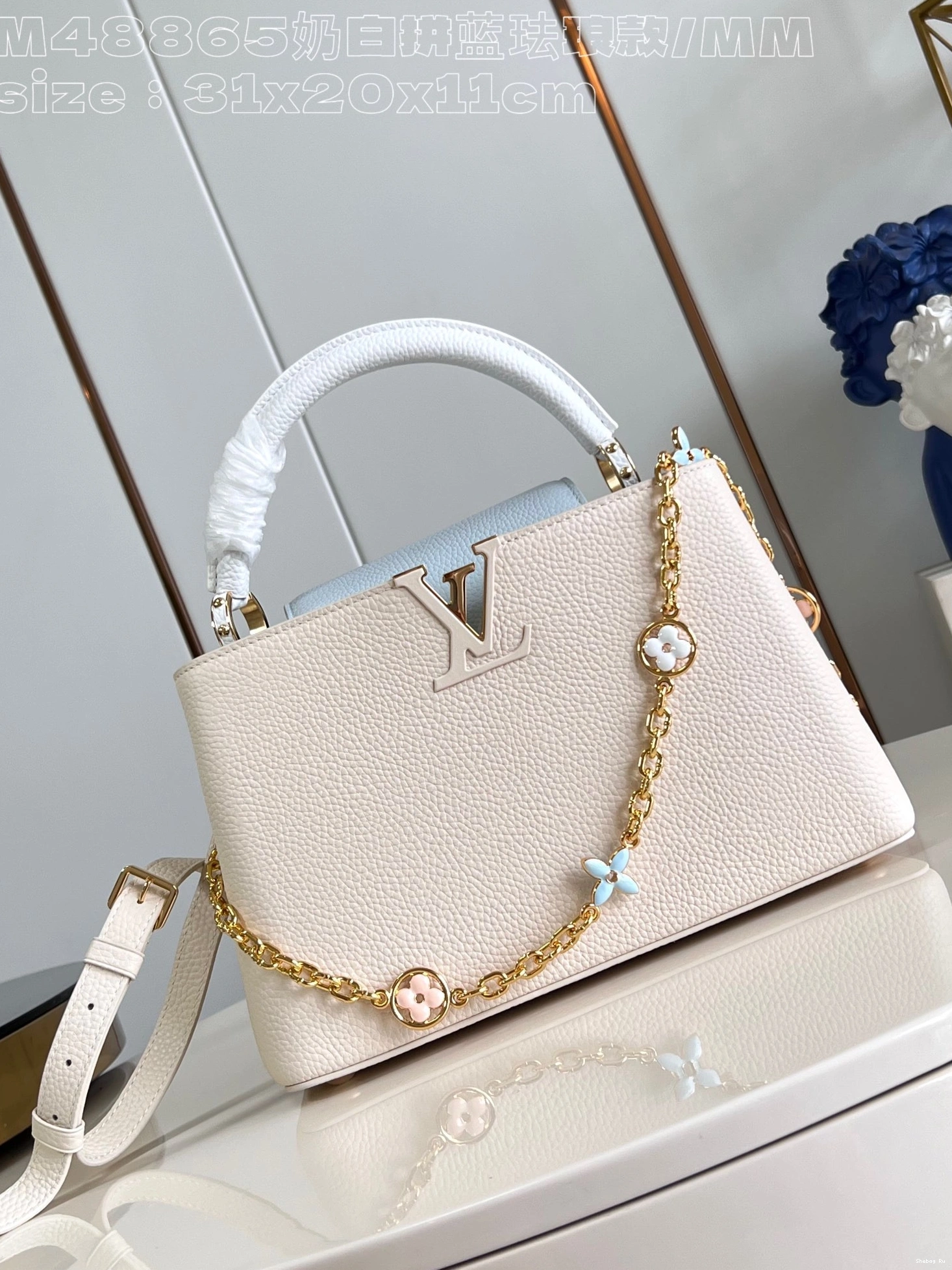 LOUIS BB-31.5*20*11CM VUITTON CAPUCINES 0809